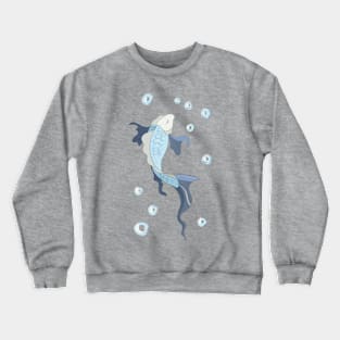 Blue fish Crewneck Sweatshirt